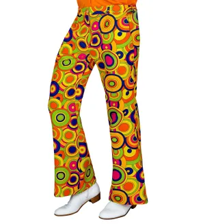 70's Groovy Disco Trousers Circles