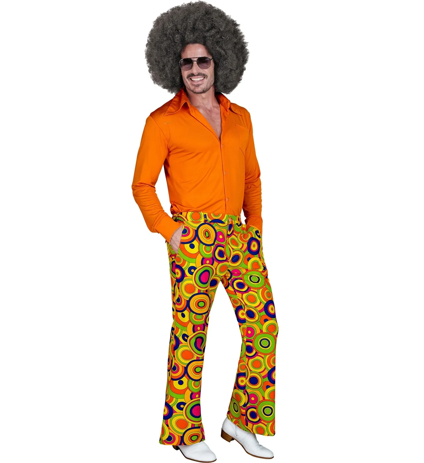 70's Groovy Disco Trousers Circles