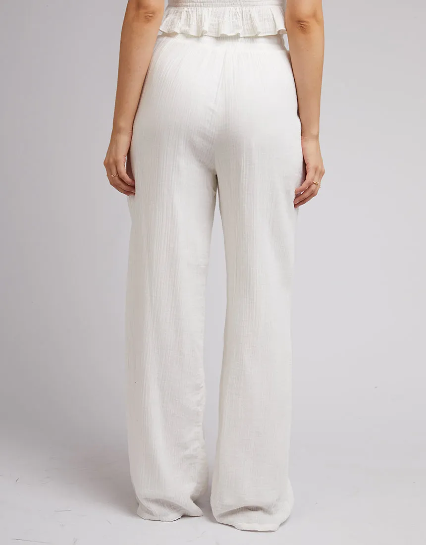 All About Eve Rowie Pant Vintage White