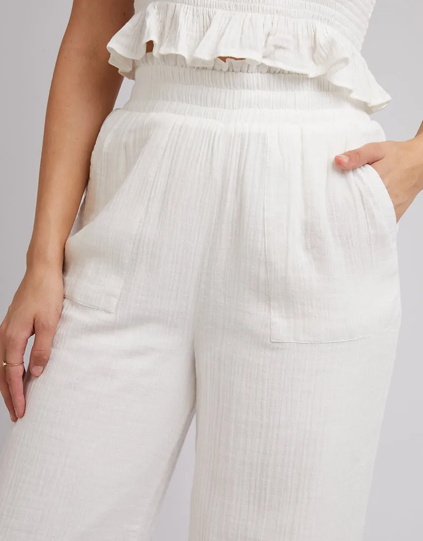 All About Eve Rowie Pant Vintage White