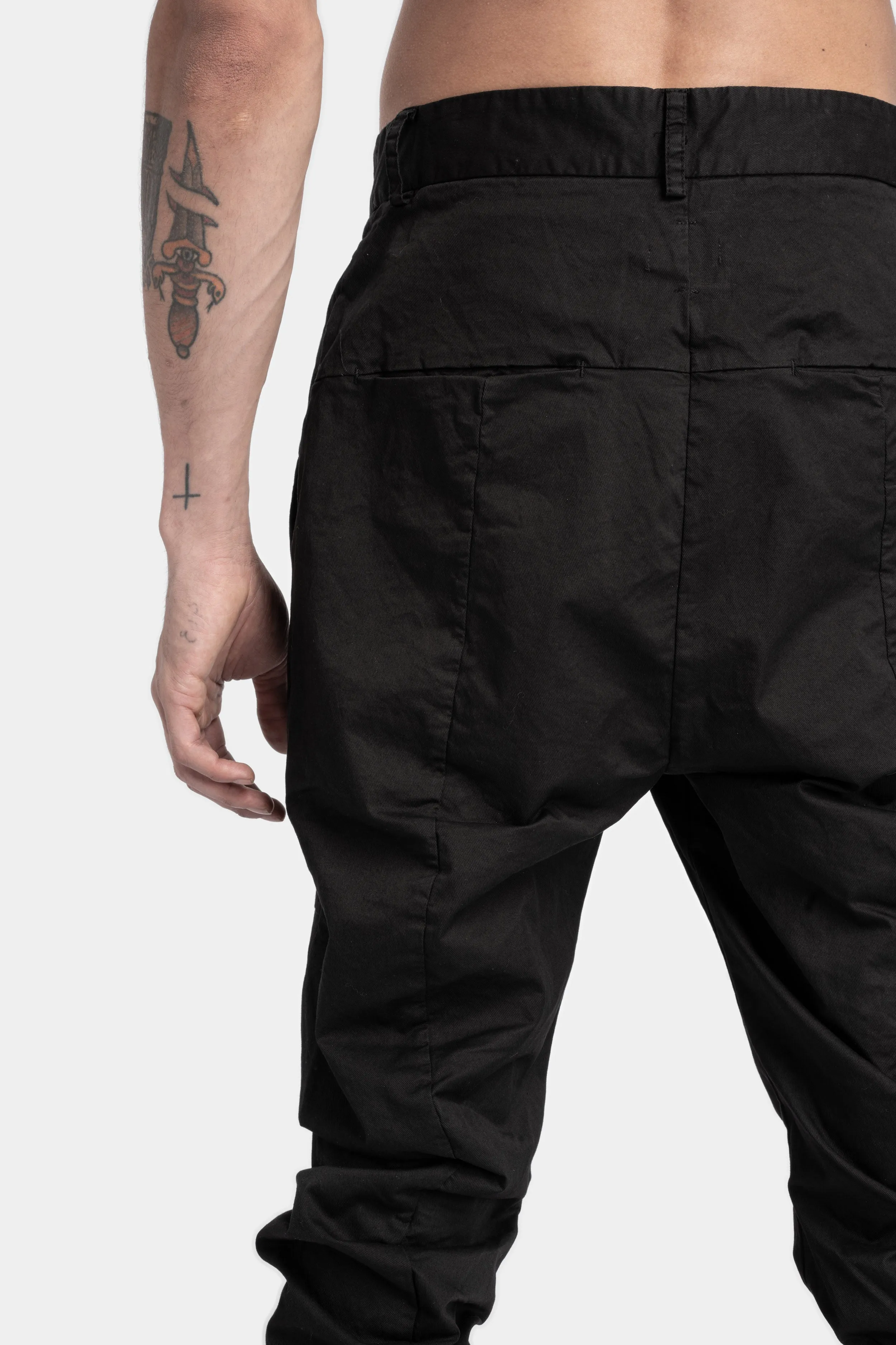 Anatomical lightweight trousers, Black