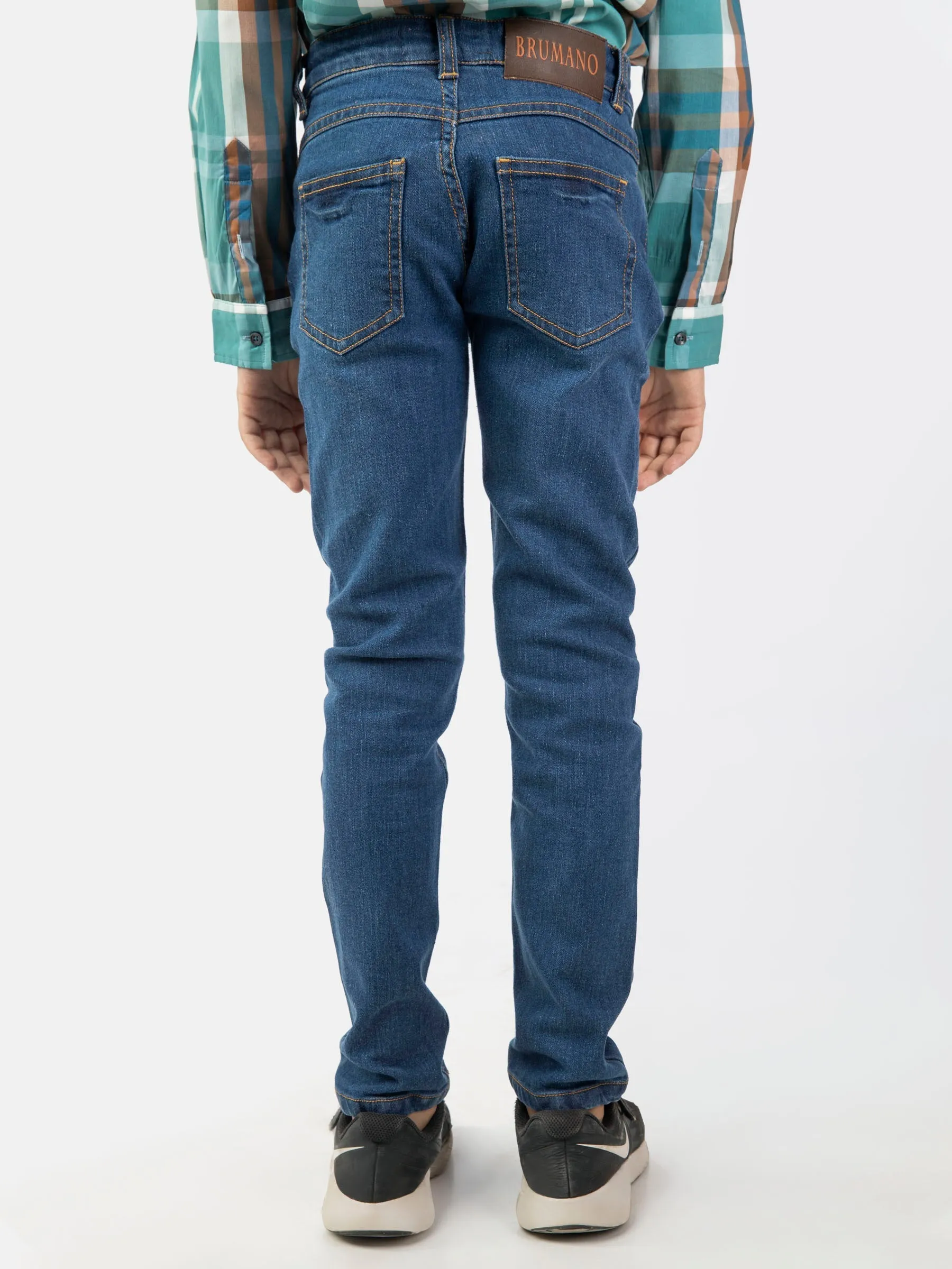 Blue Slimfit Casual Jeans