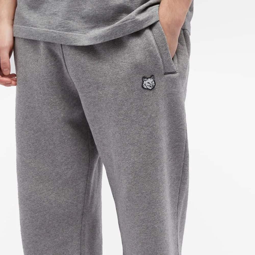 Comfortable Maison Kitsune track pants with matching fox head patch