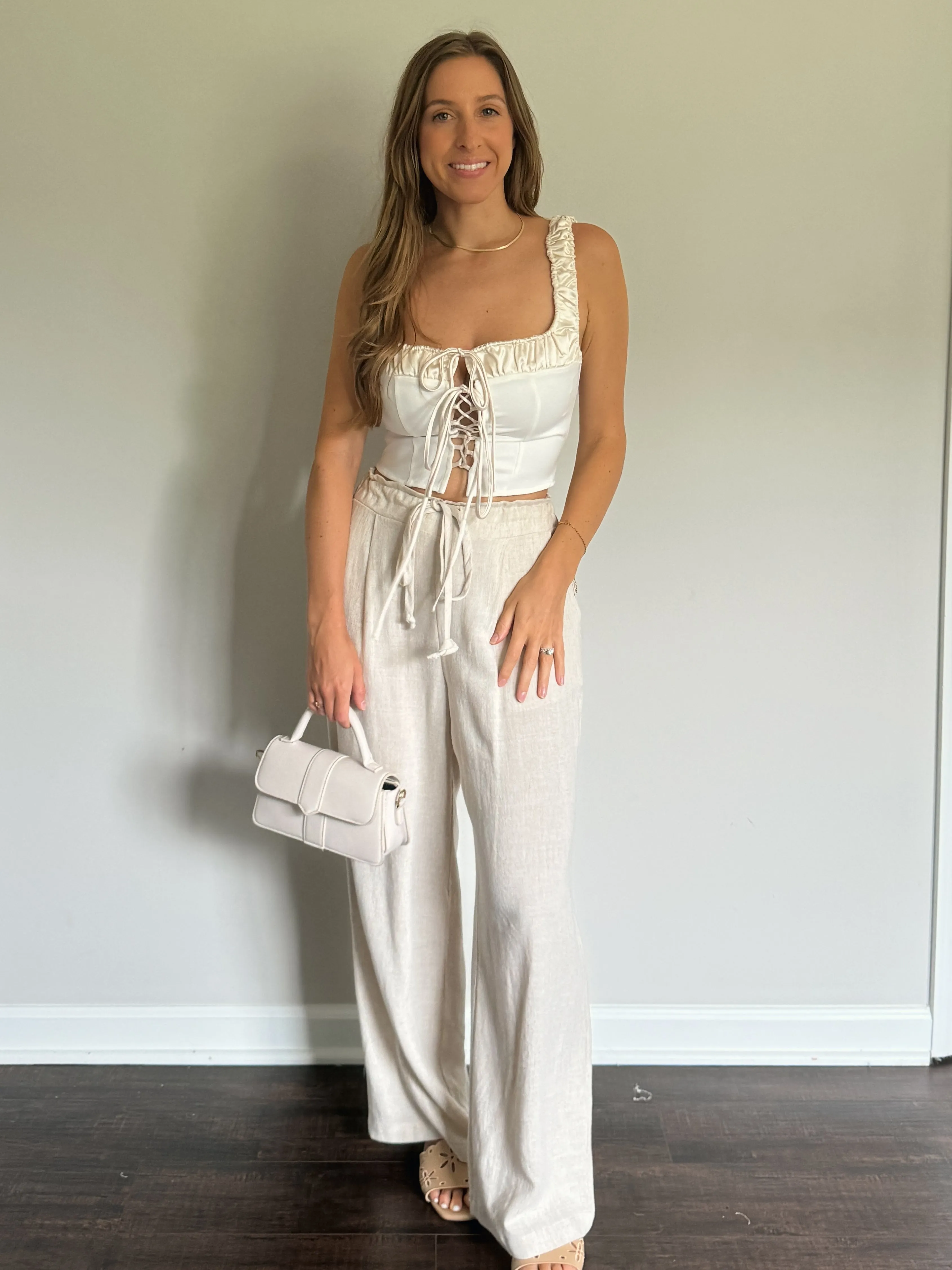 Drawstring Linen Pants