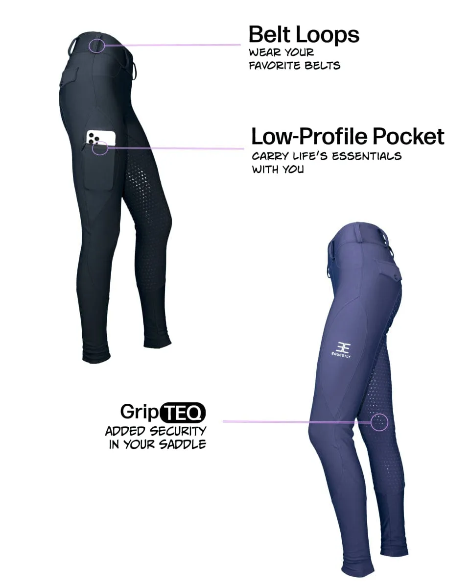 Equestly- Lux GripTEQ Riding Pants (Navy)