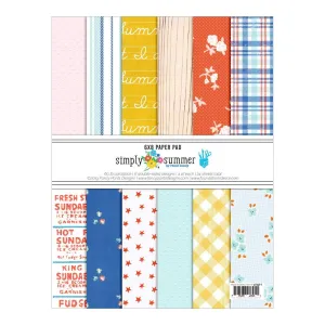 Fancy Pants Paper Pad 6"X6" - Simply Summer*