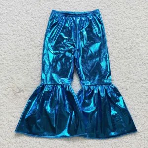 girl blue bell pants P0252