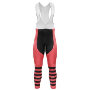 Half Stripes Bib Pants (RED)