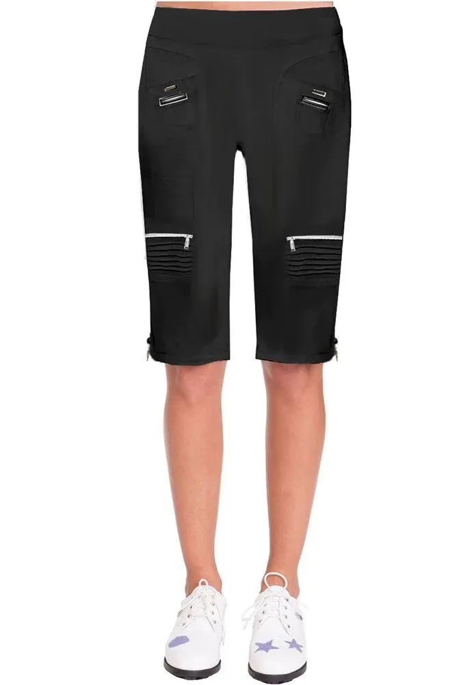 Jamie Sadock Skinnylicious Knee Capri Black