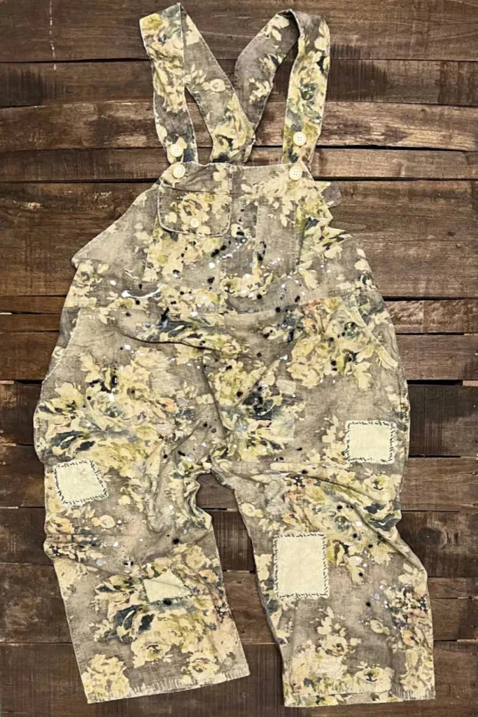 JG- Endless Travels Overalls- Floral Vintage