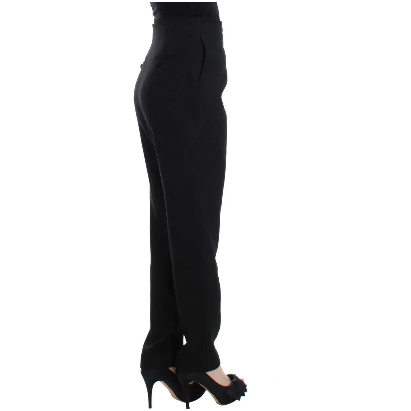 KAALE SUKTAE Elegant High-Waist Black Pants