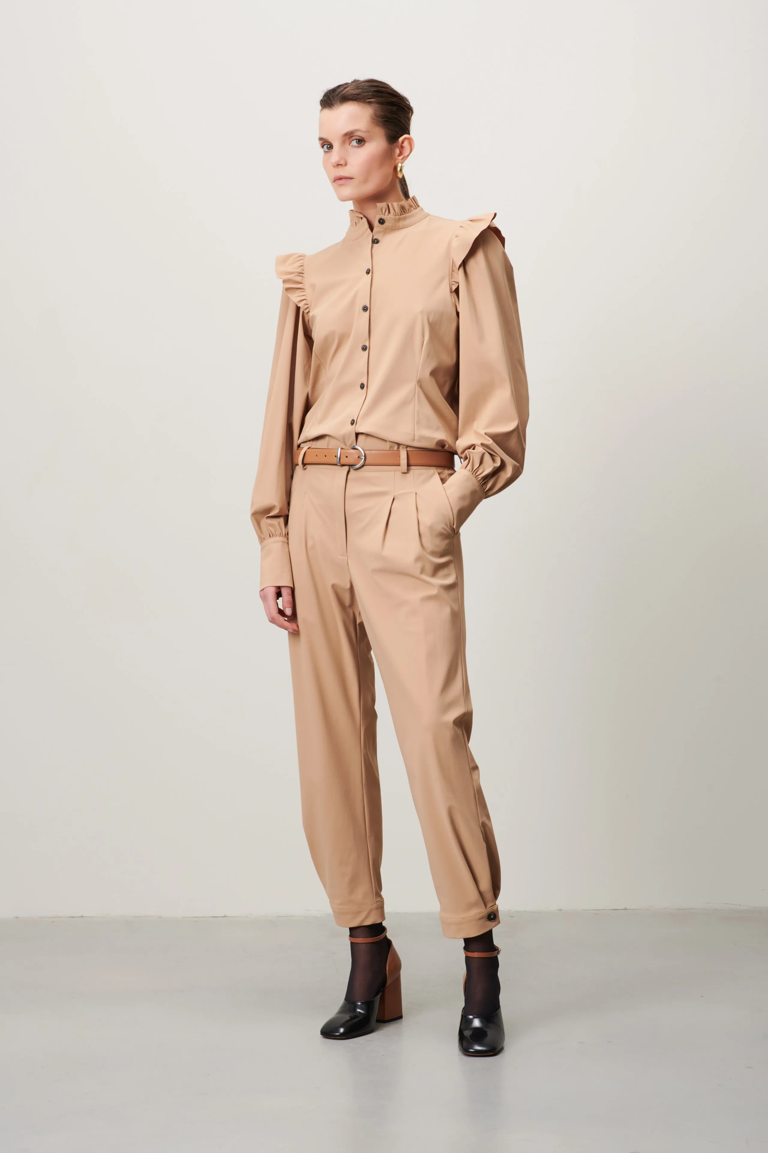 Katrin Pants Technical Jersey | Beige