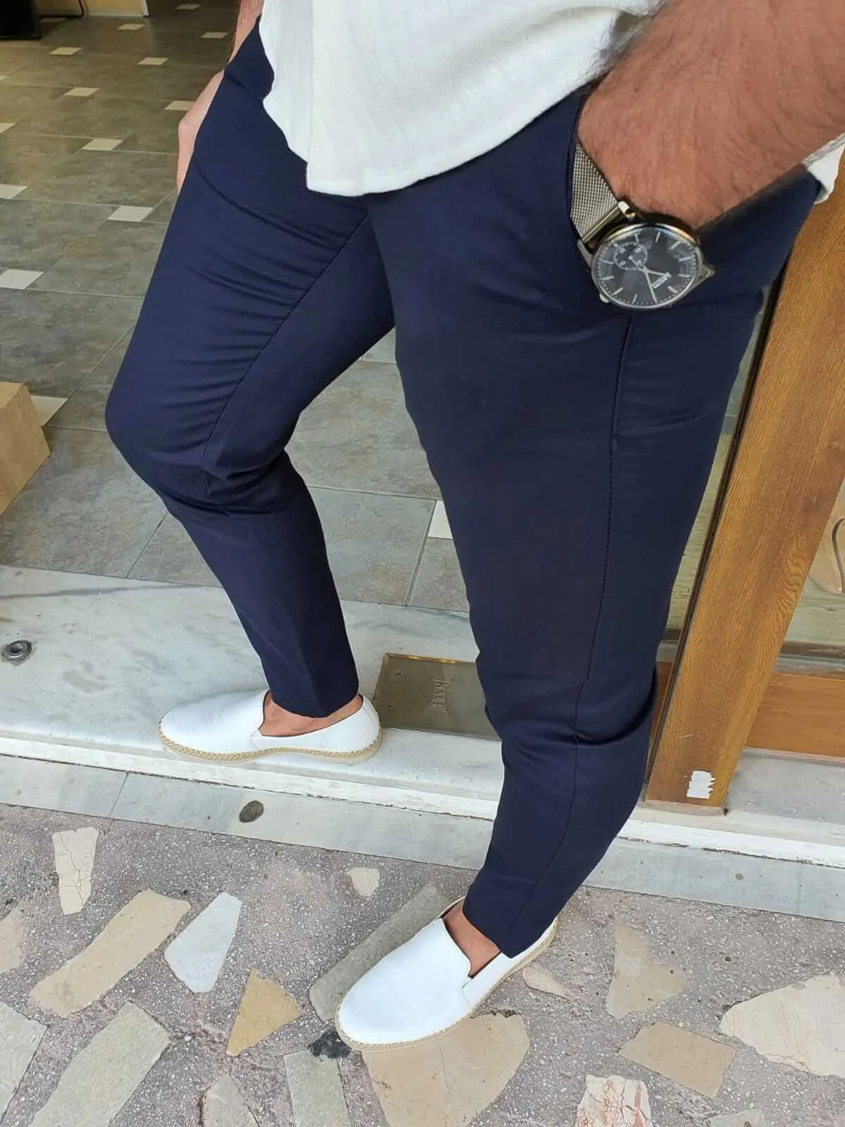 Kenz Navy Blue Pants