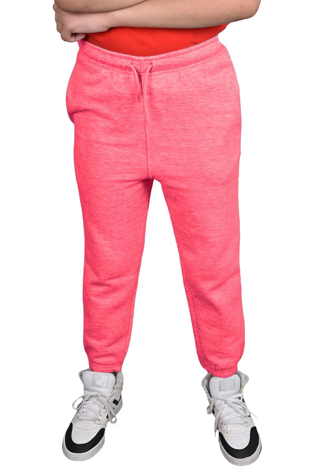 Kids Breathable Fleece Jogging Bottoms