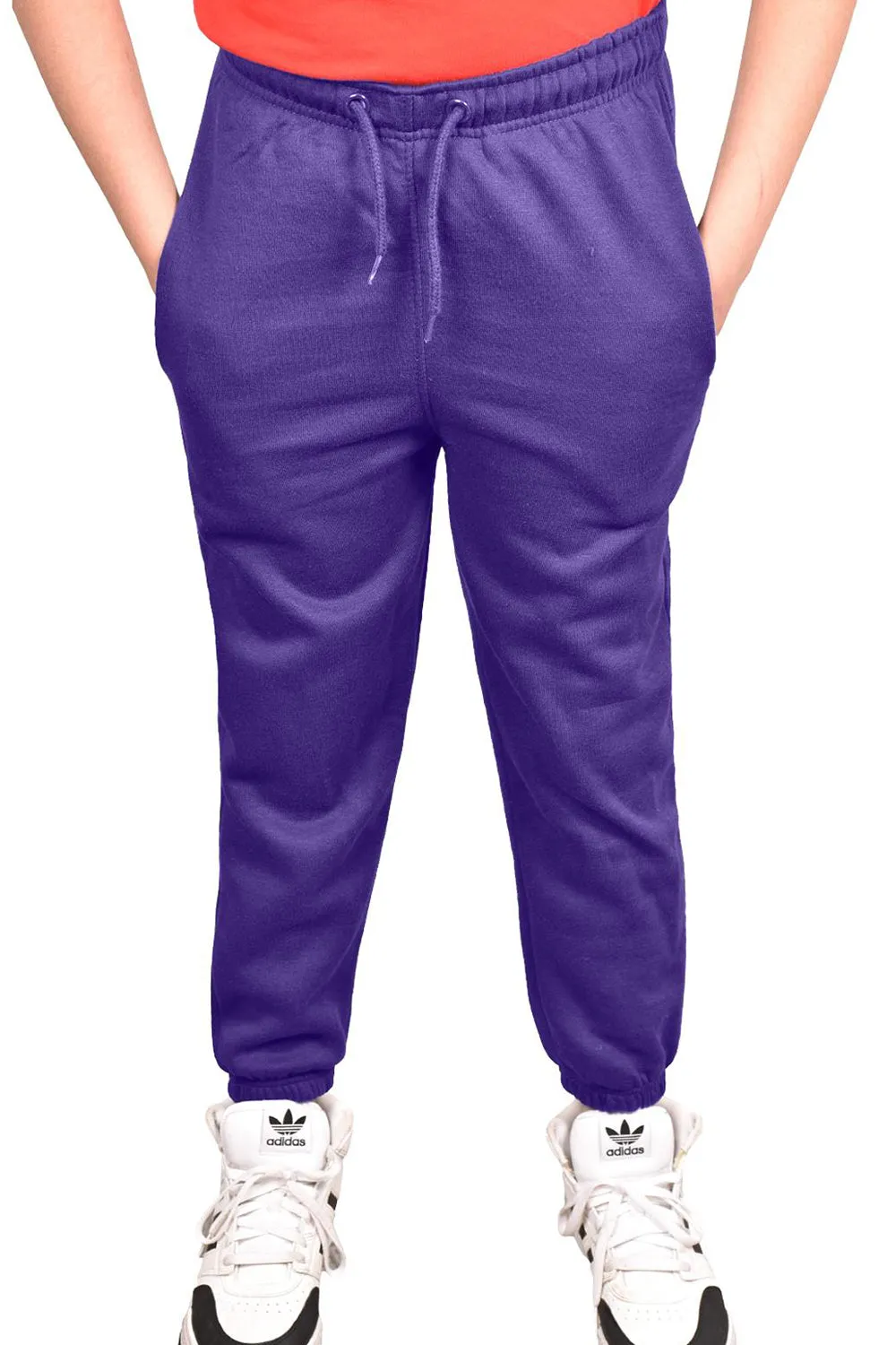 Kids Breathable Fleece Jogging Bottoms