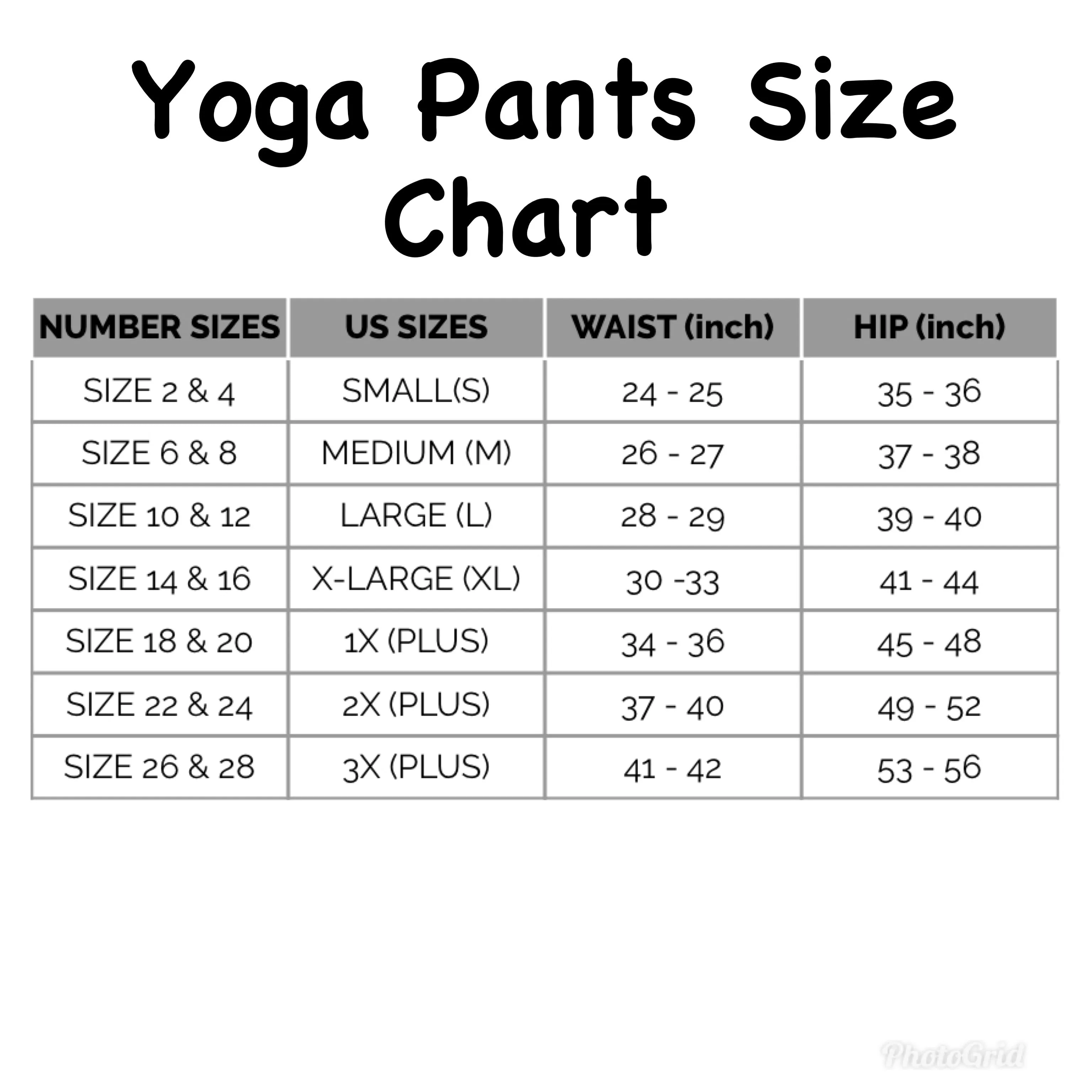 Large Yoga Pants