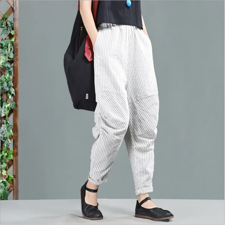 Linen Summer Women Casual Pants LPP97133