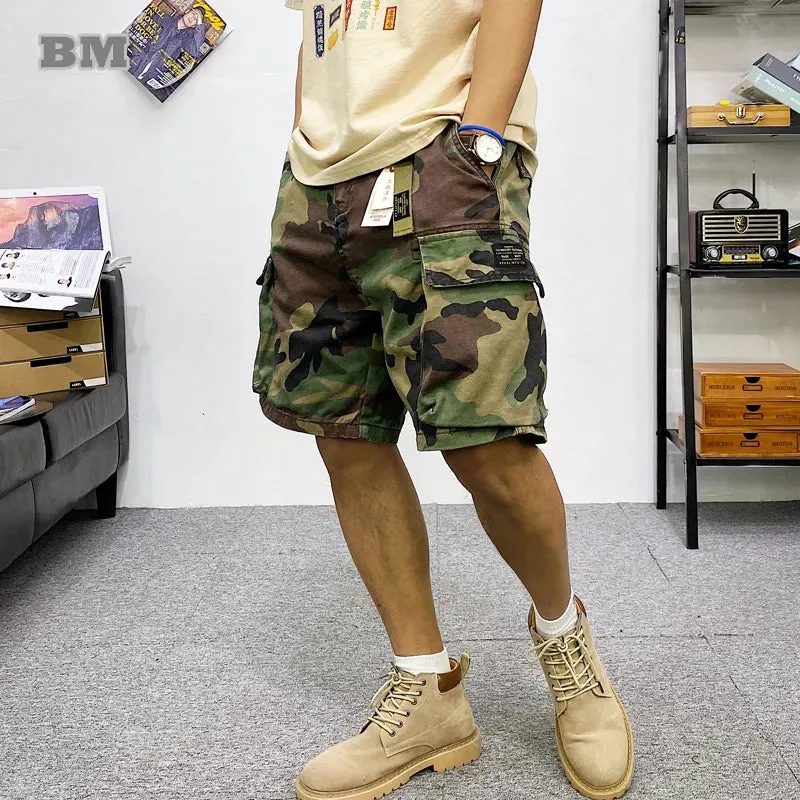 Military Camouflage Cargo Pants Men Clothing - Japanese Streetwear