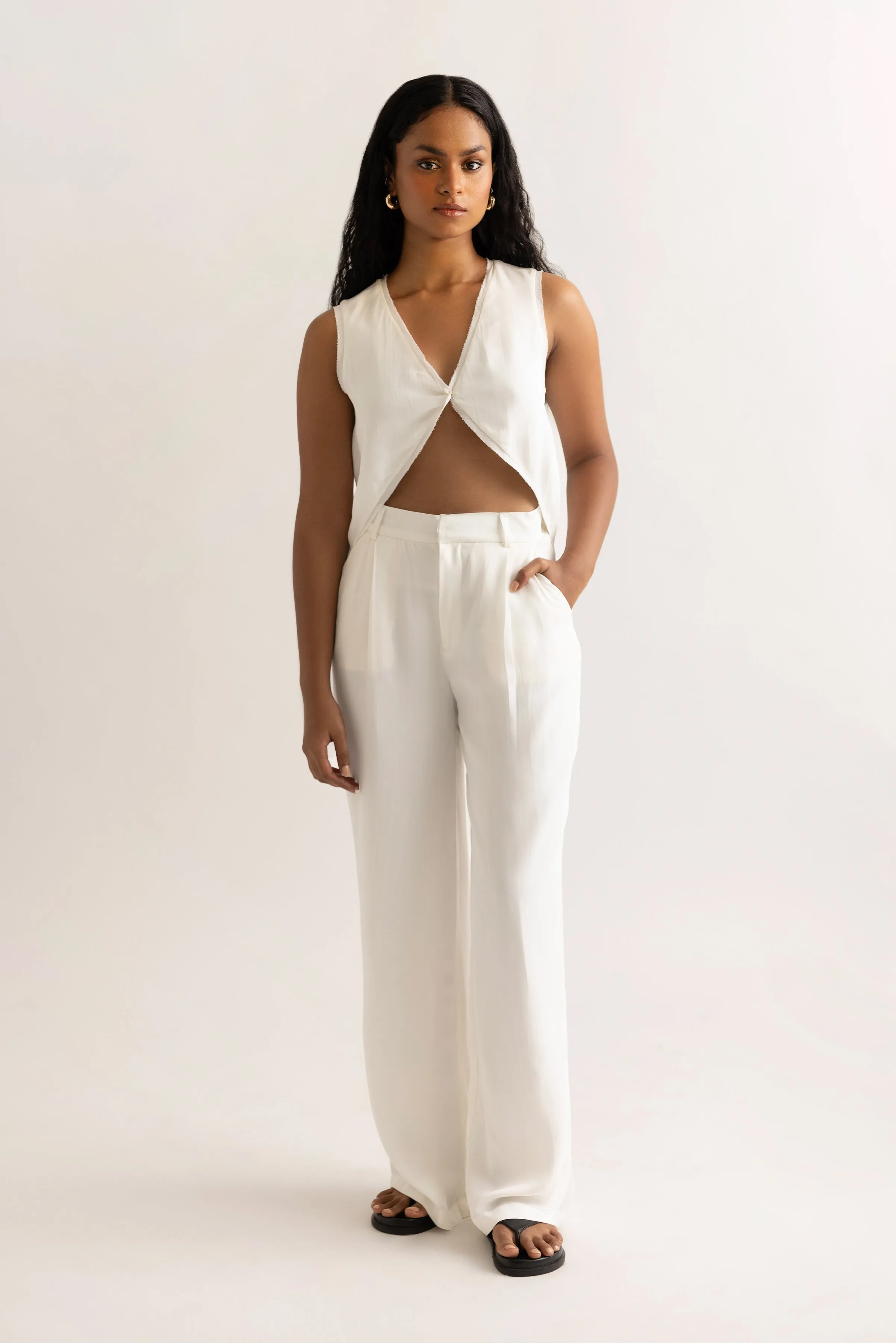 Romana Pants - White