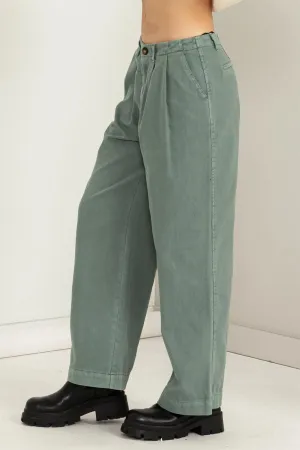 Sage Mid Rise Wide Leg Pants