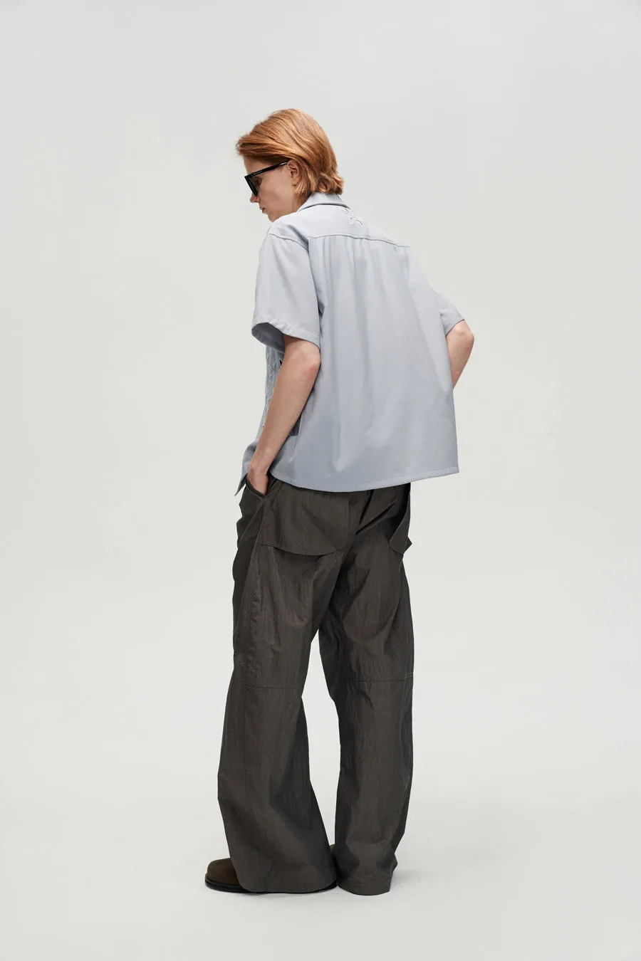 Scimitar Silhouette Breathable Casual Pants