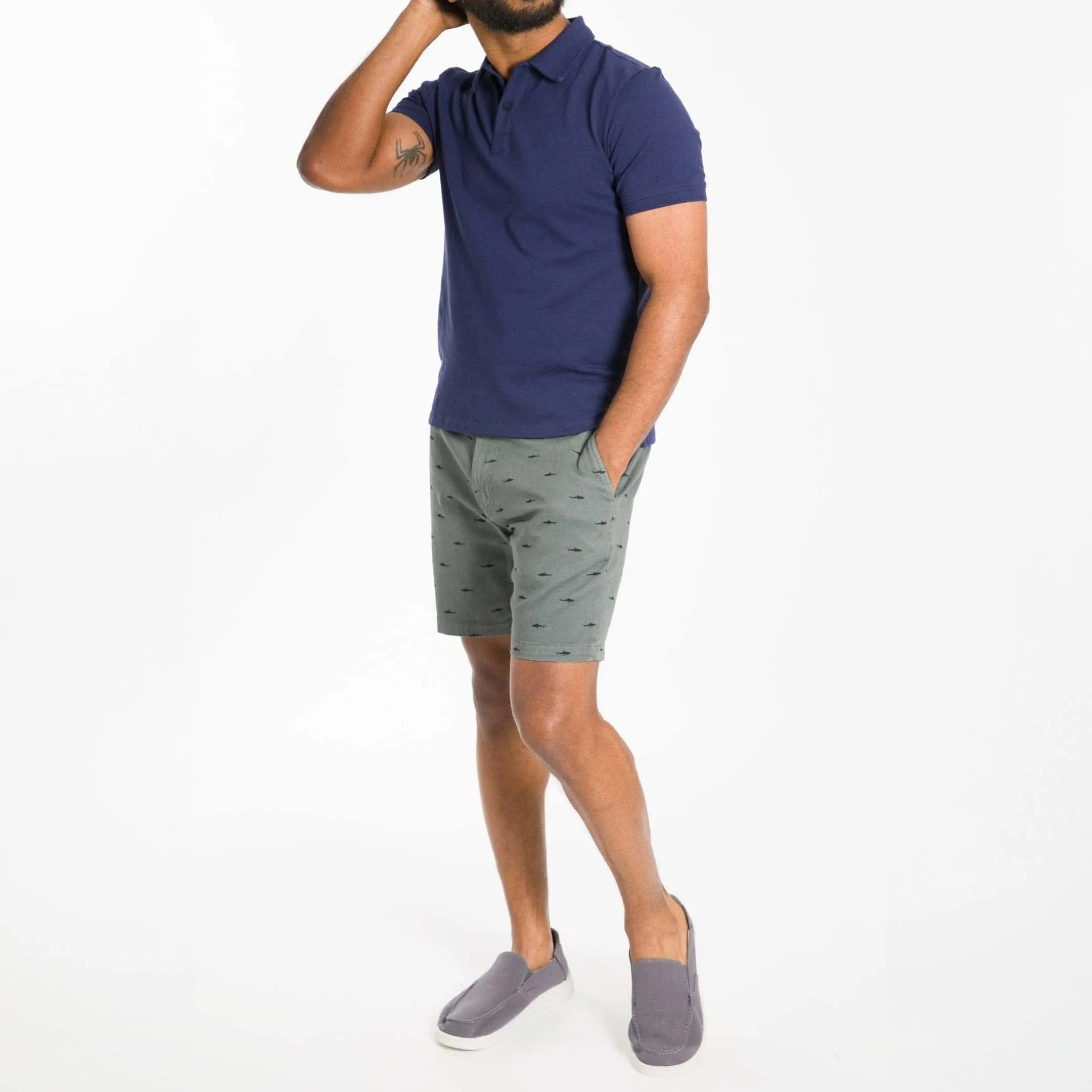 Shark Week Lightweight Stretch Chino Short