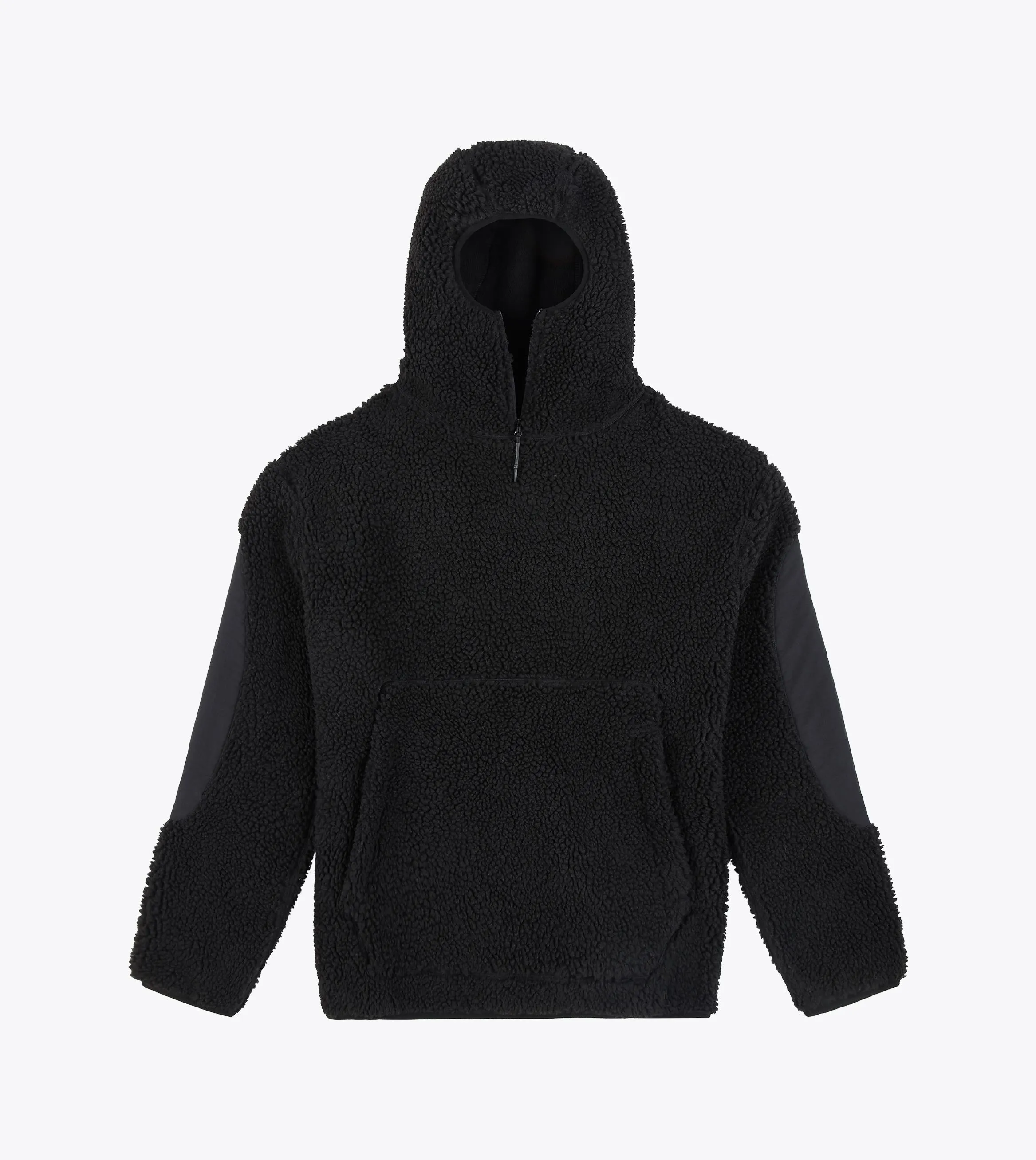 Ski Shearling Hoodie Black