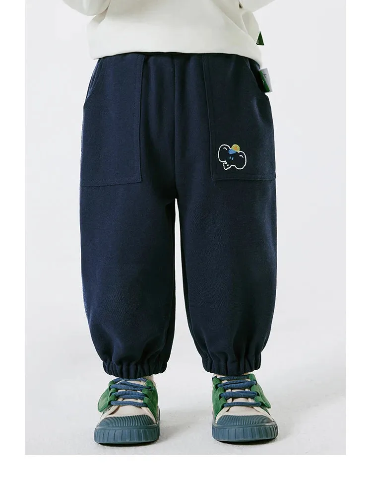 Solid Breathable Sweat Pants