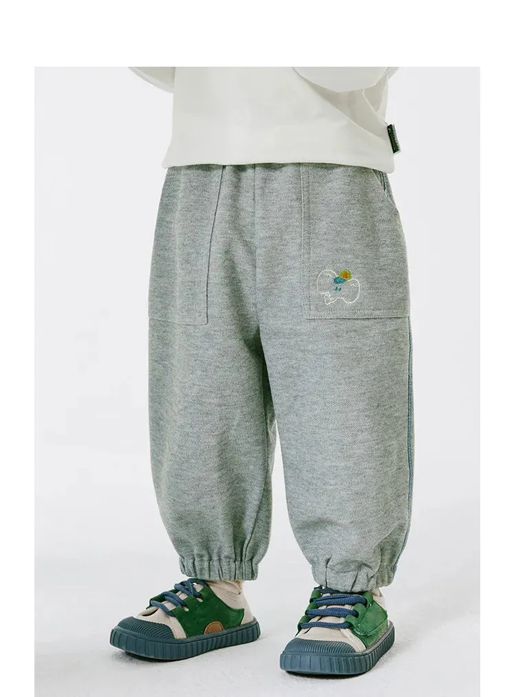 Solid Breathable Sweat Pants