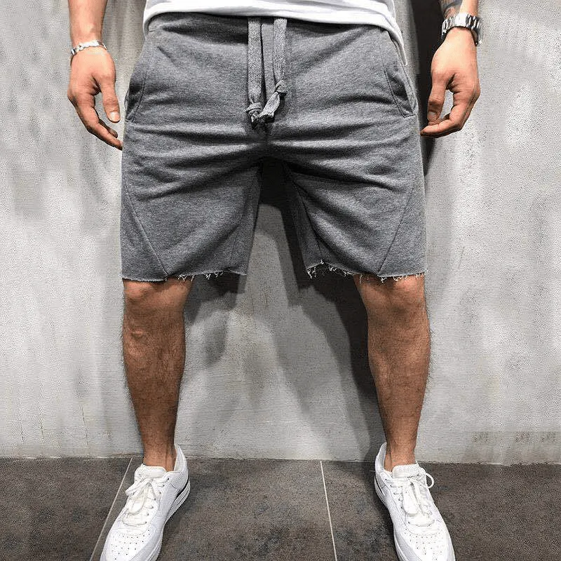 Solid Color Breathable Summer Sports Shorts