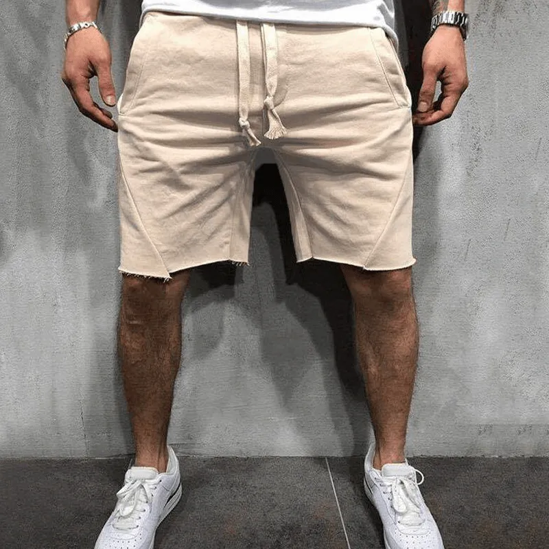 Solid Color Breathable Summer Sports Shorts