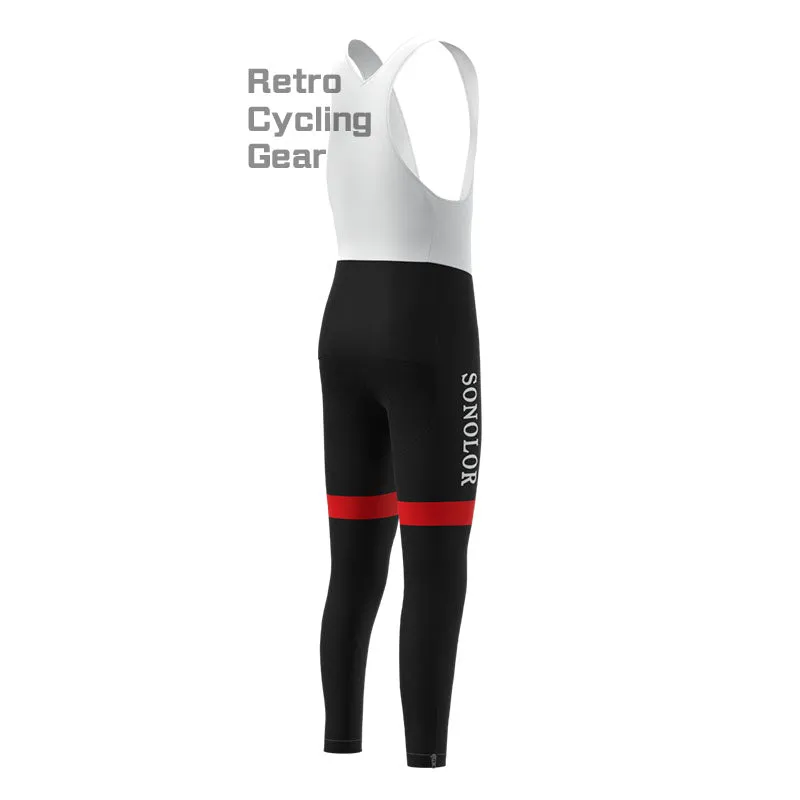 SONOLOR Red-White Retro Cycling Pants