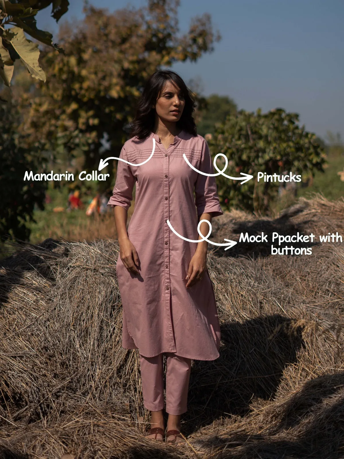 Summer Rose Kurta Set