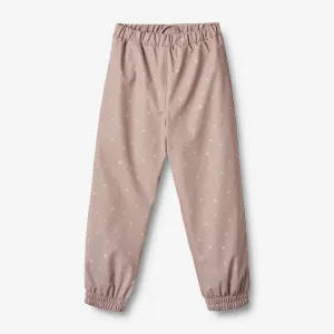 Thermo rain pants Um - powder rose flowers