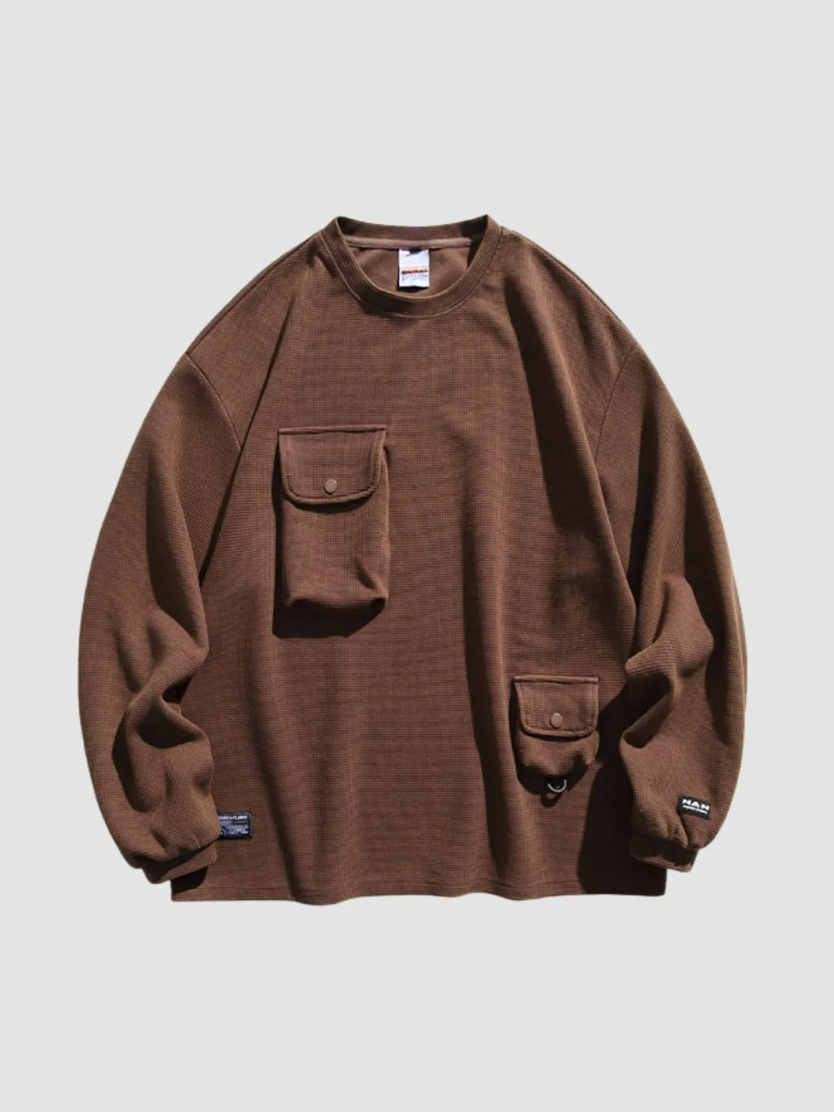 WLS Maillard Double Pocket Loose Sweatshirt